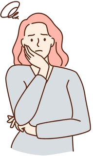 悩んでいる女性